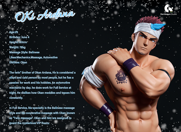 Gentleman 18 Studio - Original Twins Oki Ardana & Okan Ardana 1/6 Statue(GK) (Adult 18+)