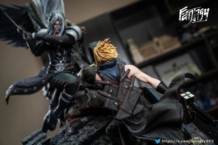 FANTASY Studio & Dragon Studio - Final Fantasy Sephiroth VS Cloud Strife 1/4 Statue(GK)
