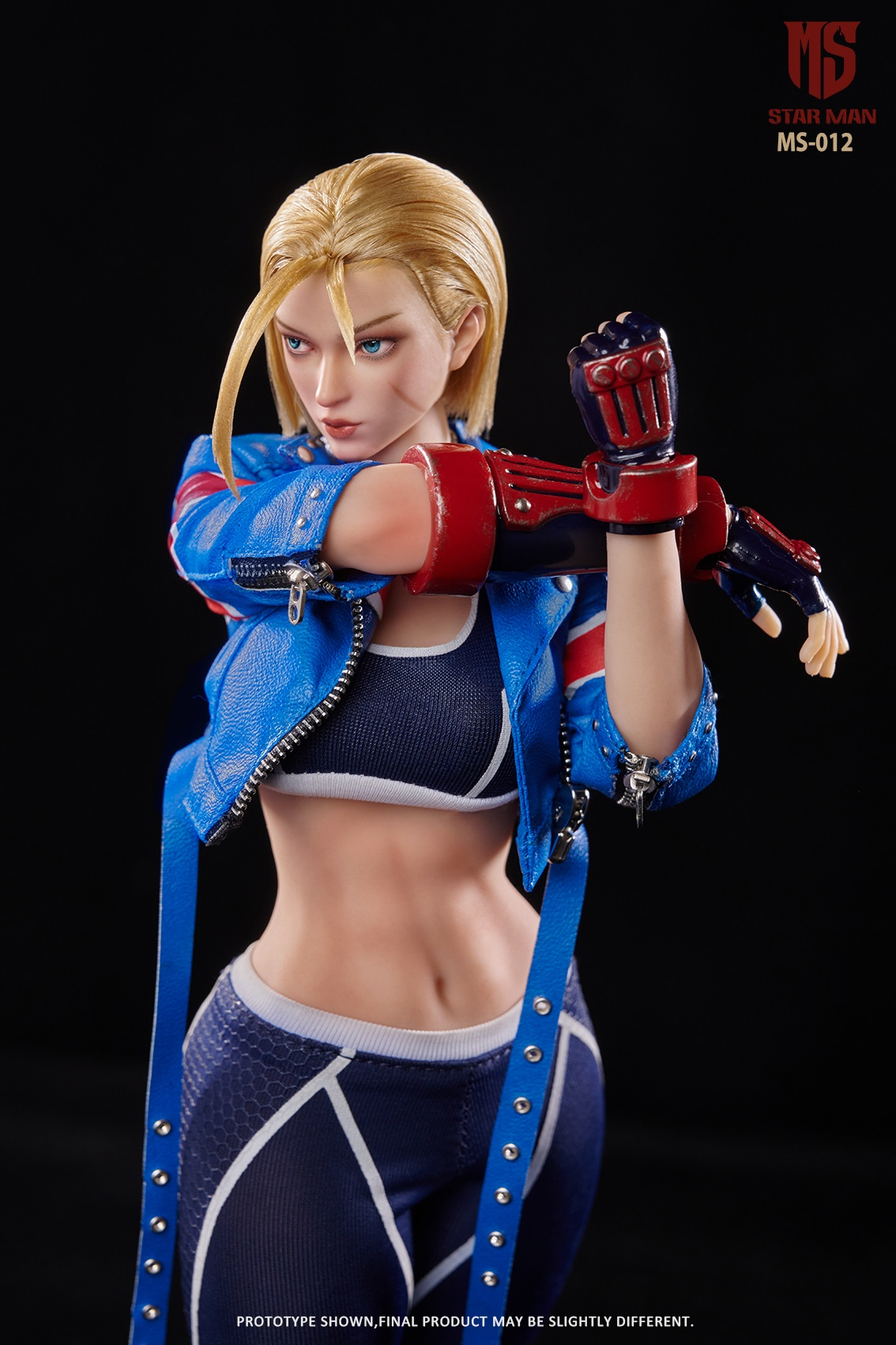 STAR MAN - Street Fighter  Female agent-Blue Bee Cammy White MS-012  1/6 Action Figure 