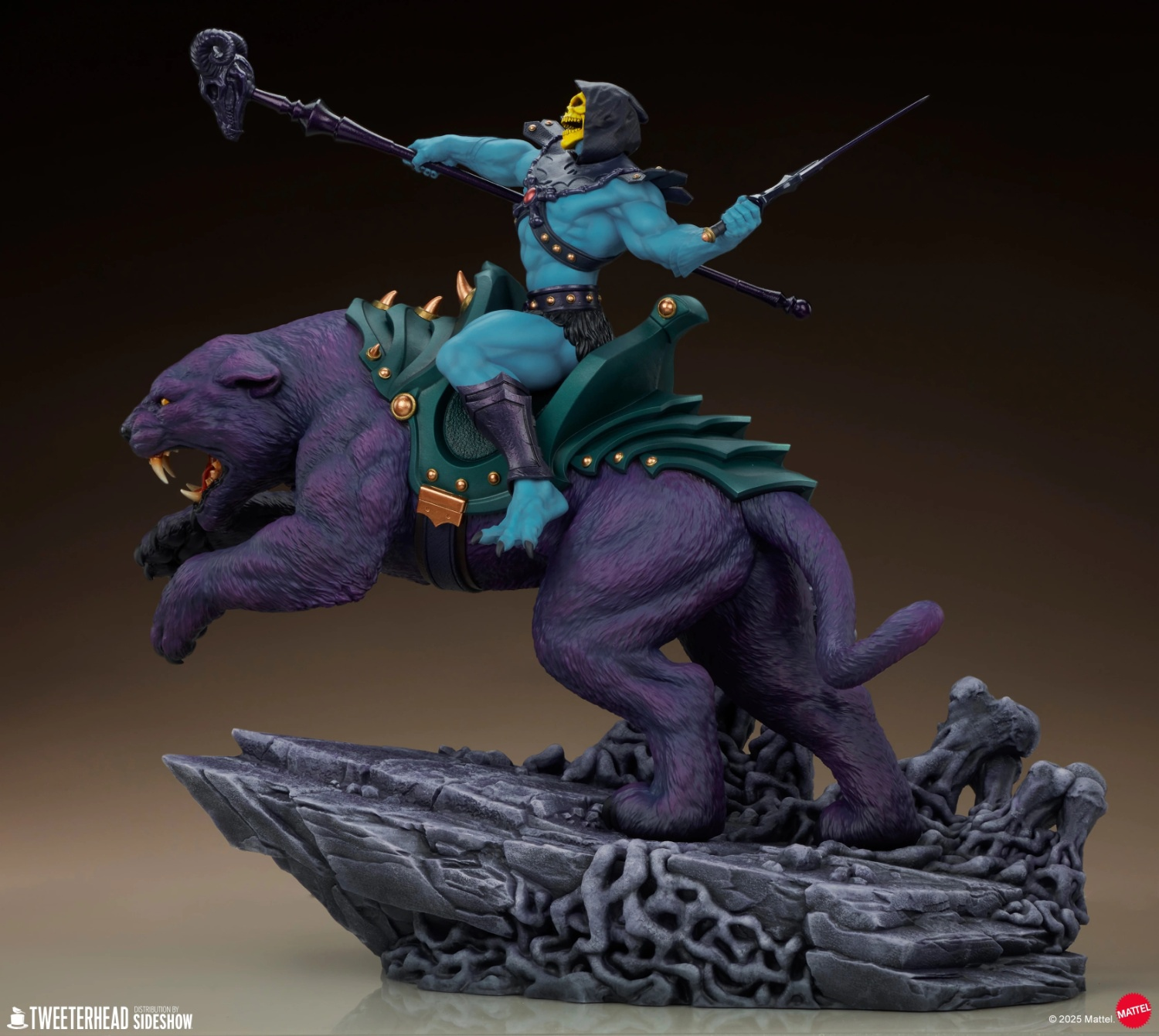 Sideshow Collectibles & Tweeterhead - Masters of the Universe Skeletor & Panthor 9041812 (Licensed) Statue(GK)