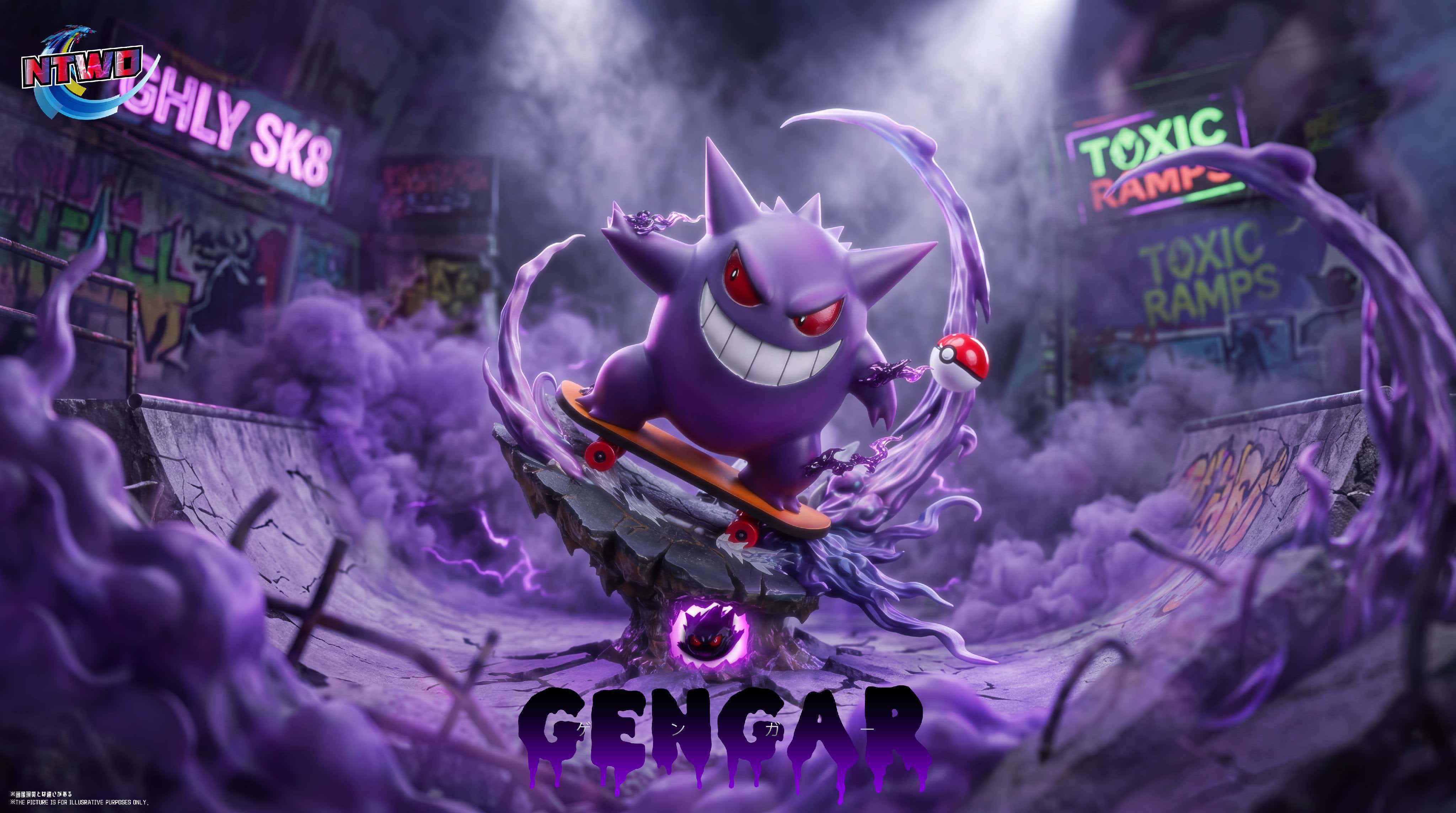 Ntwo Studio Gengar Pokémon Statue