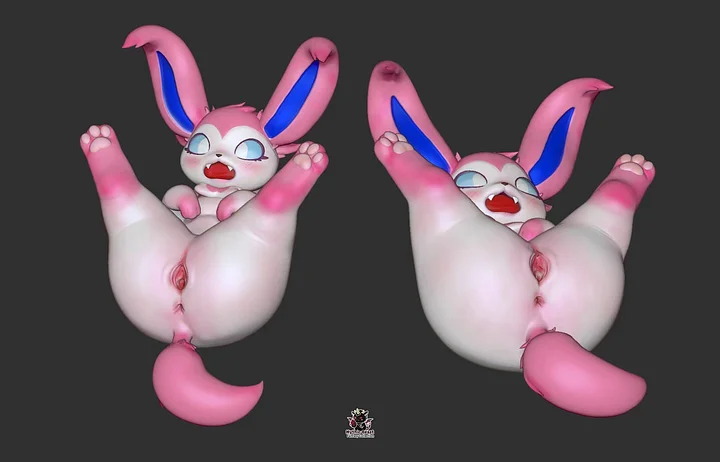 Mythic Beast Fantasy Collection Studio - Sylveon Masturbation Cup Pokemon Statue