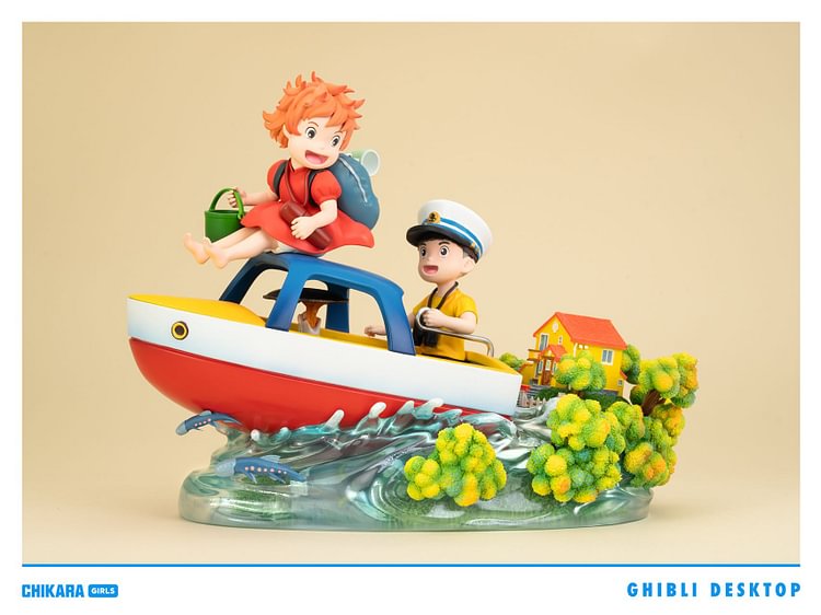 CHIKARA Studio - Ponyo on the Cliff - Pony & Sosuke Statue(GK)