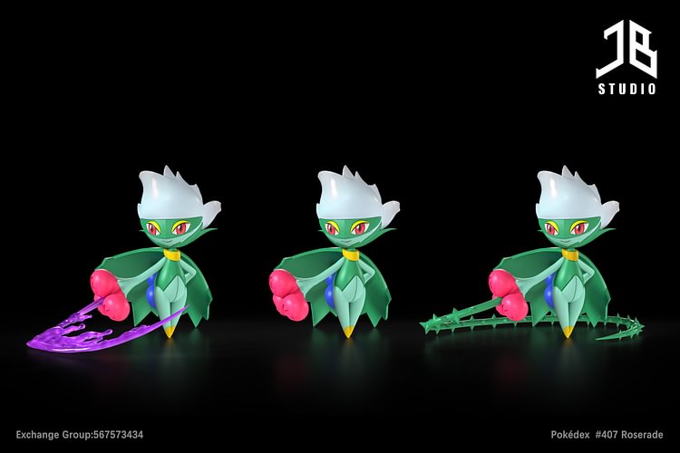 JB Studio - Pokémon #407 Roserade 1/20 Statue(GK)