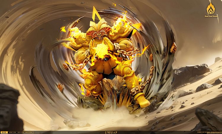 Duel Soul Studio - Yu-Gi-Oh! Exodia the Forbidden One Statue(GK)