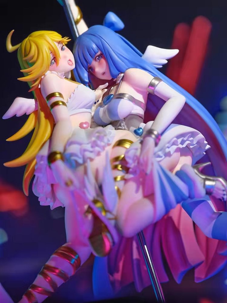 IN-stock Dragon stone studio Panty & Stocking with Garterbelt 1/6 Statue(GK) (Adult 18+)