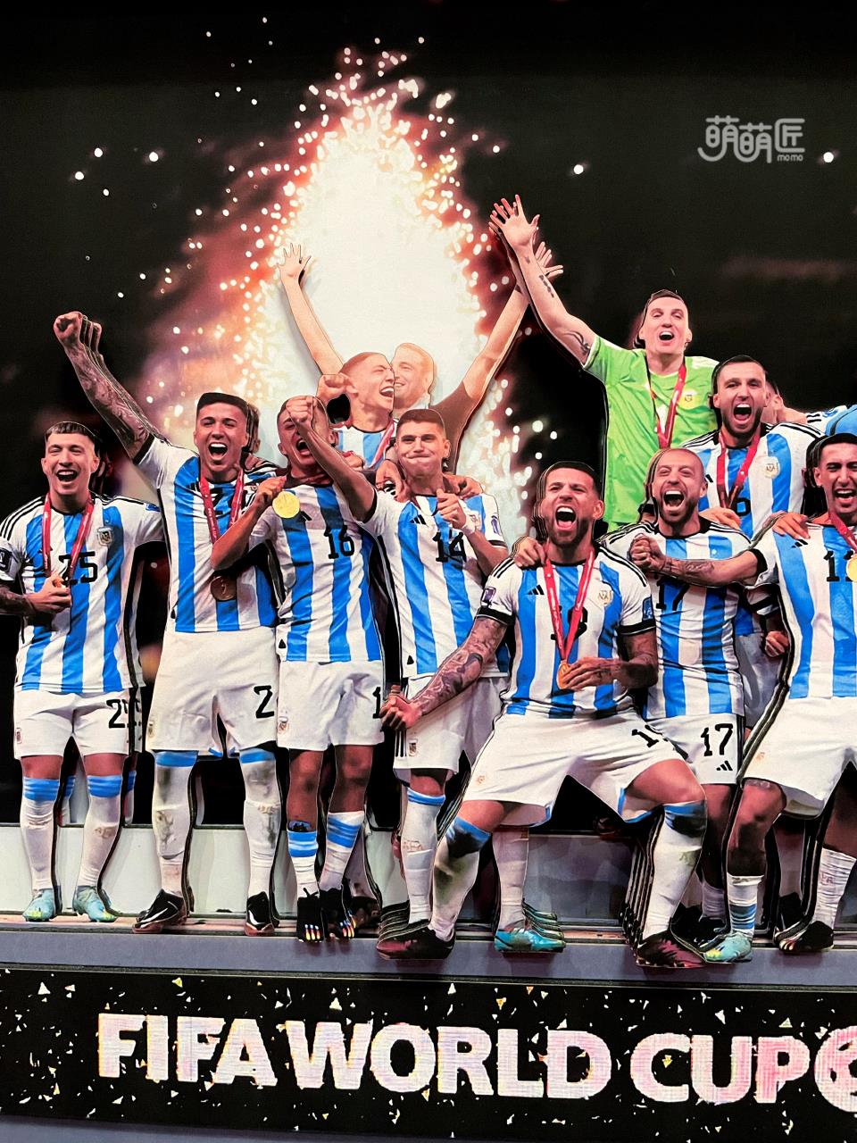 IN-STOCK MOMO Studio Macy FIFA World Cup World Cup Argentina champion 3D decorative 3D painting