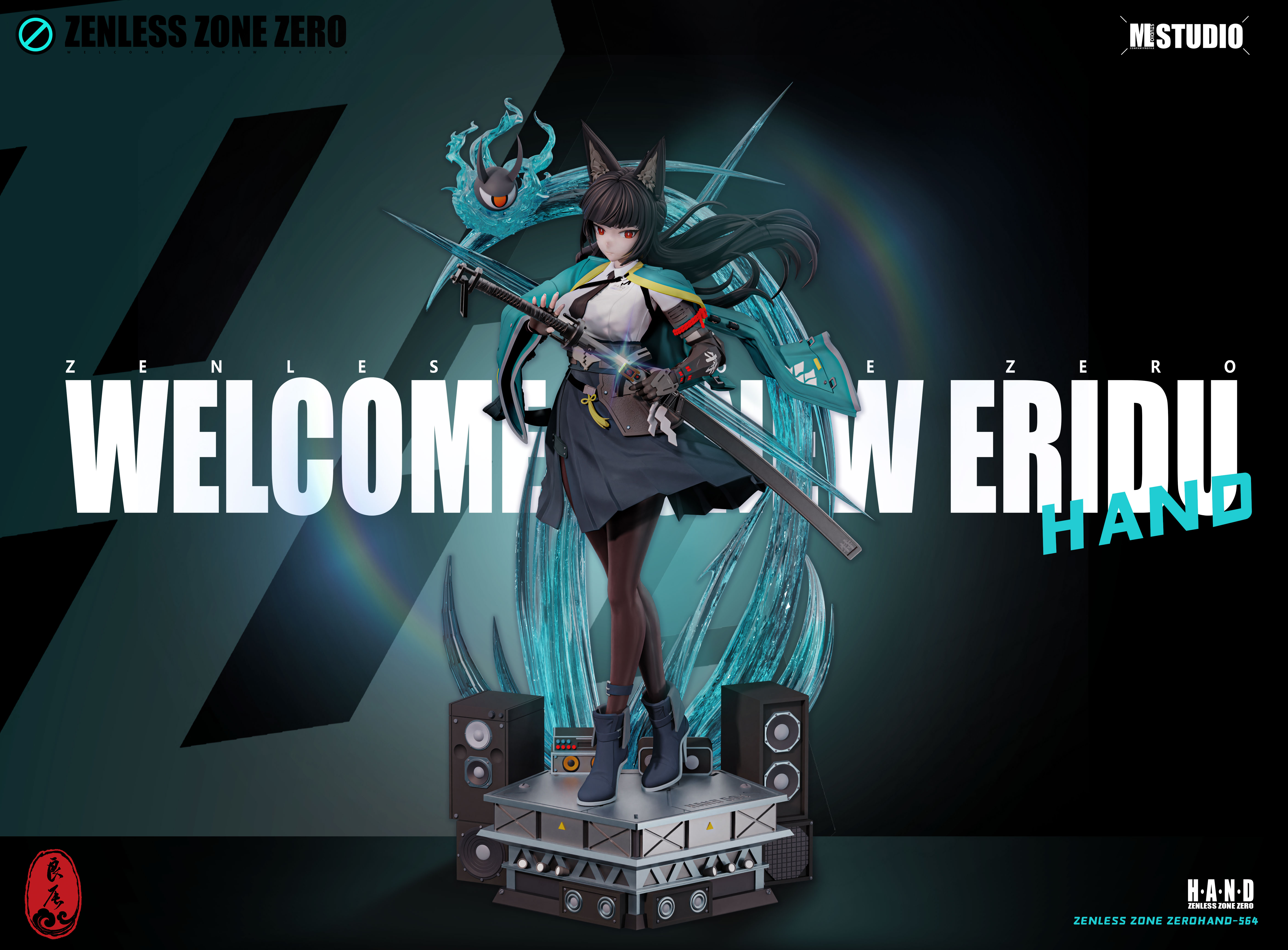 ML Studio -Zenless Zone Zero  Hoshimi Miyabi-Zenless Zone Zero 1/7 Scale Statue(GK) (Adult 18+)