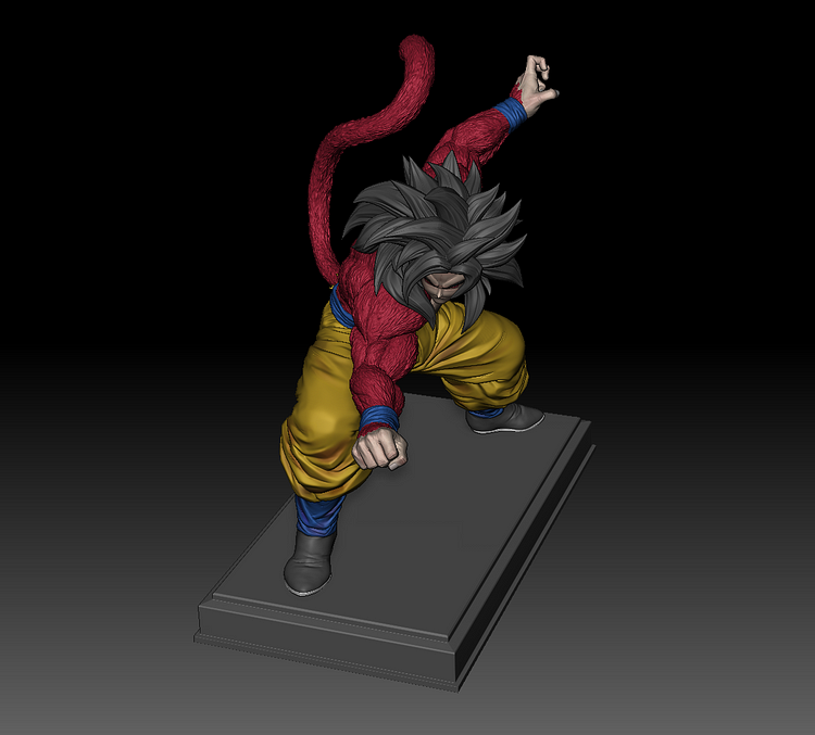 Wang Ji Studio - Dragon Ball Goku Starting Position 1/6 Statue(GK)