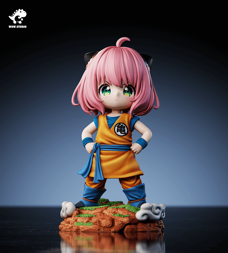 WOW Studio - Spy x Family Anya cos Son Goku Statue(GK)