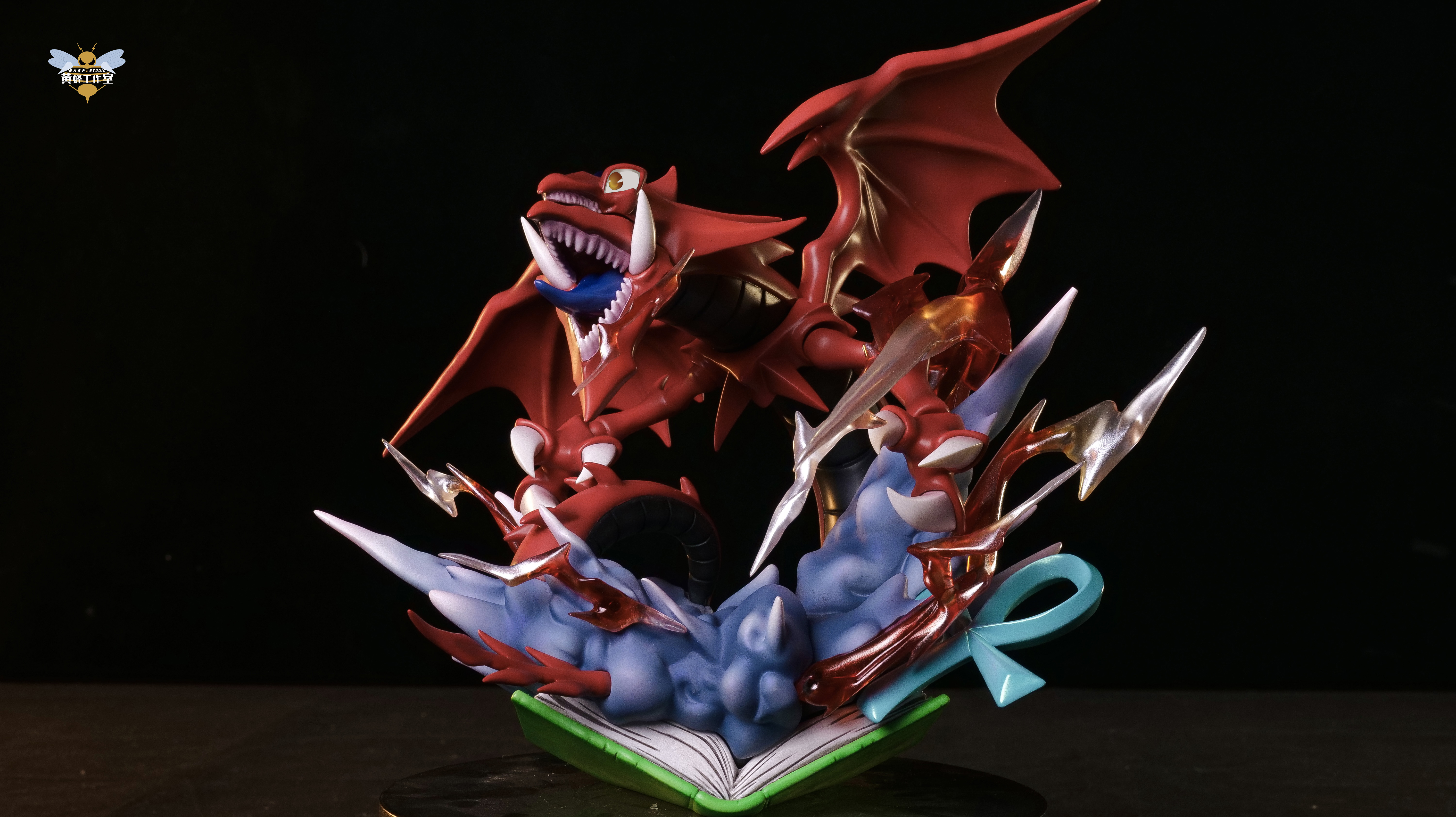 WASP Studio - Yu-Gi-Oh Egyptian God Slifer the Sky Dragon & The Winged Dragon of Ra & Obelisk the Tormentor Statue(GK)