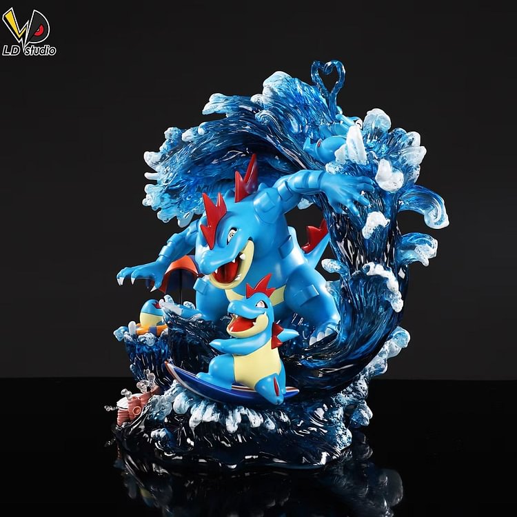 LD Studio - Pokémon Feraligatr Evolution Group Statue(GK)