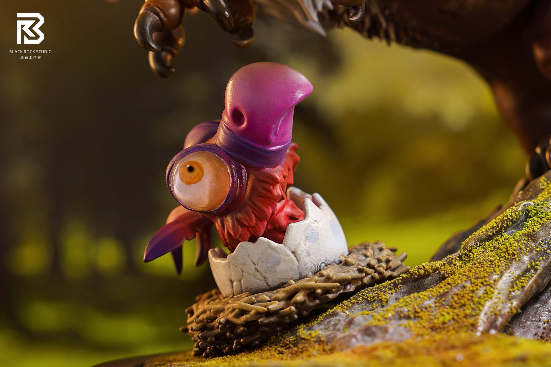 BR Studio Gryphon X Observer X Ogre Chibi Figure World of Warcraft