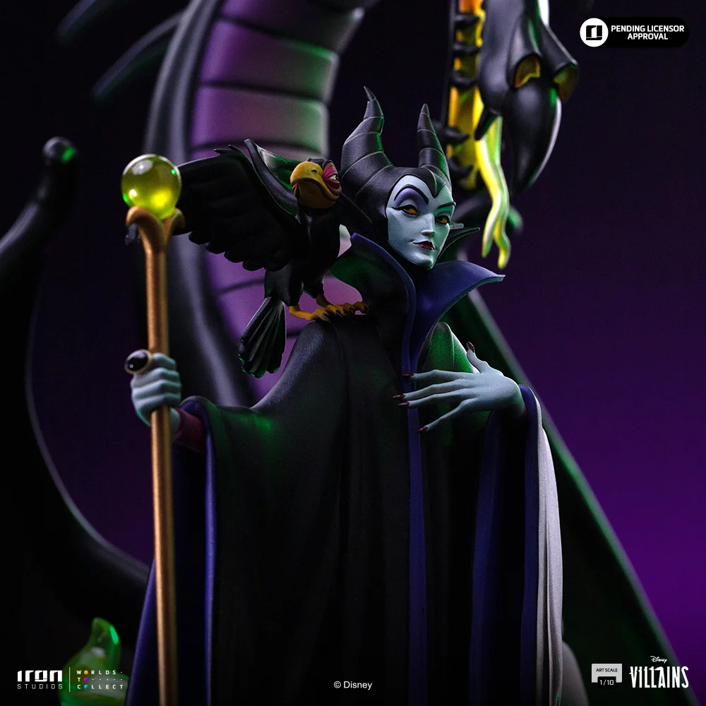 Iron Studio - Maleficent - Disney's Villains Art Scale  Statue DSNEY135626-10 Licensed