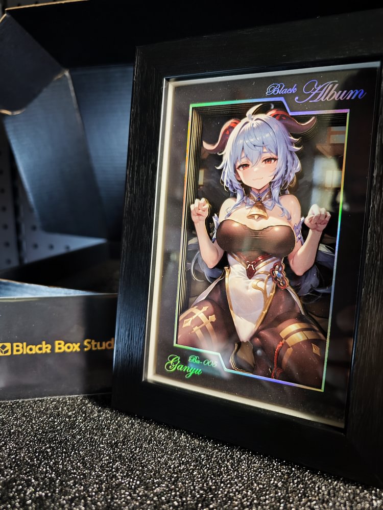 IN-STOCK Black Box Studio - Genshin Impact - Decorative Frame of BA-005 Ganyu Scene Painting (Audlt 18+)-Statue Master