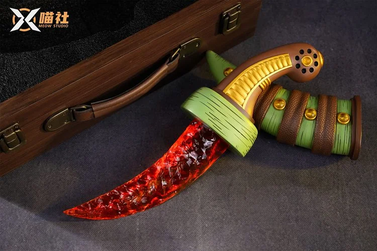 MEOW Studio - One Piece Ace Weapon Dagger COSPLAY Props Scene