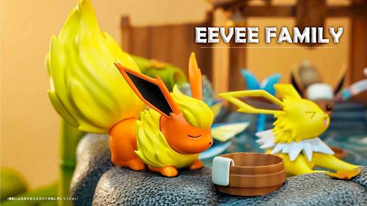 Tiaotiao Hall Studio & CM Studio Pokémon Eco-diorama Series - Eevee Onsen Statue(GK)