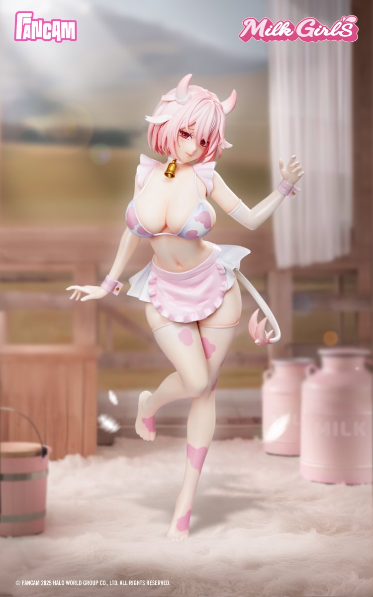 FANCAM Studio - Other series - Milk Cow Girl 1/6 Statue(GK) (Adult 18+)
