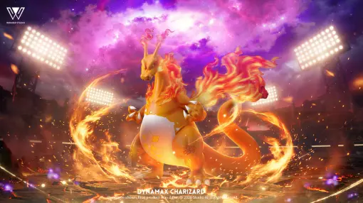 Wonder Studio - Leon's Team Dynamax Charizard Pokemon Statue 