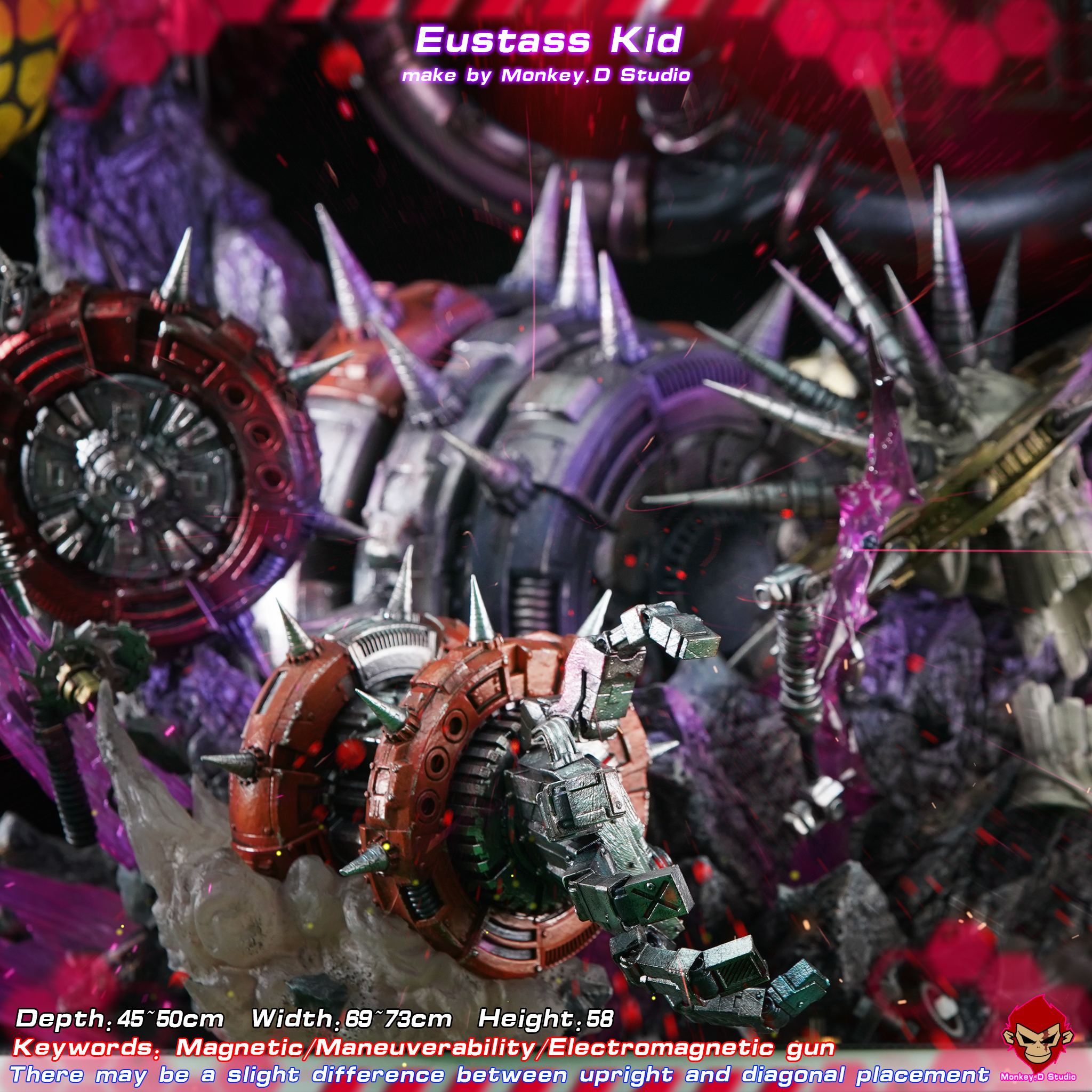 Monkey.D Studio - One Piece Series Worst Generation #3 Eustass Kid 1/6 Statue(GK)