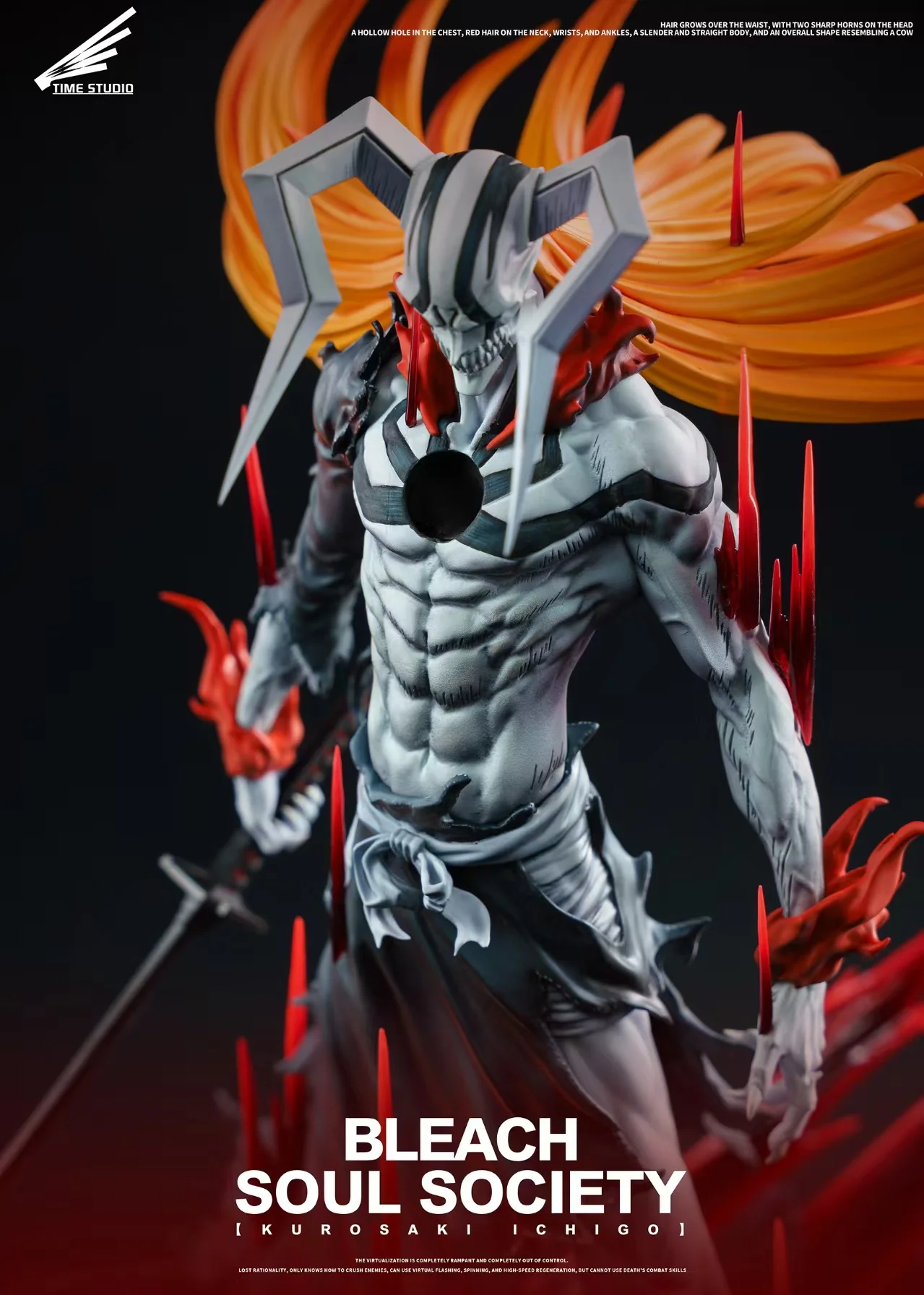 Time studio - Hollowfication Ichigo Kurosaki BLEACH Statue