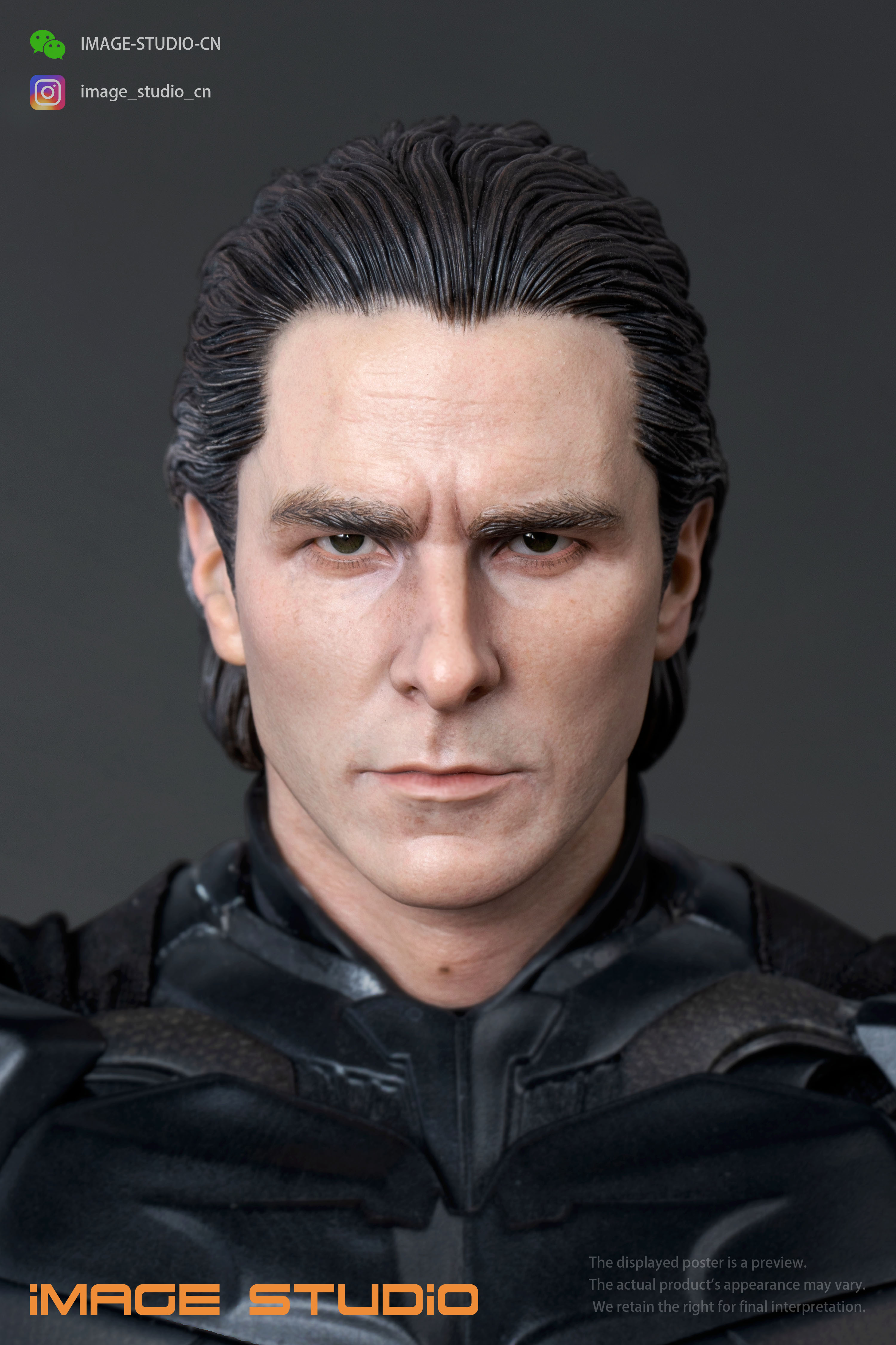 IMAGE Studio - DC 1/6 Batman Bell movable eye head sculpture Statue(GK)