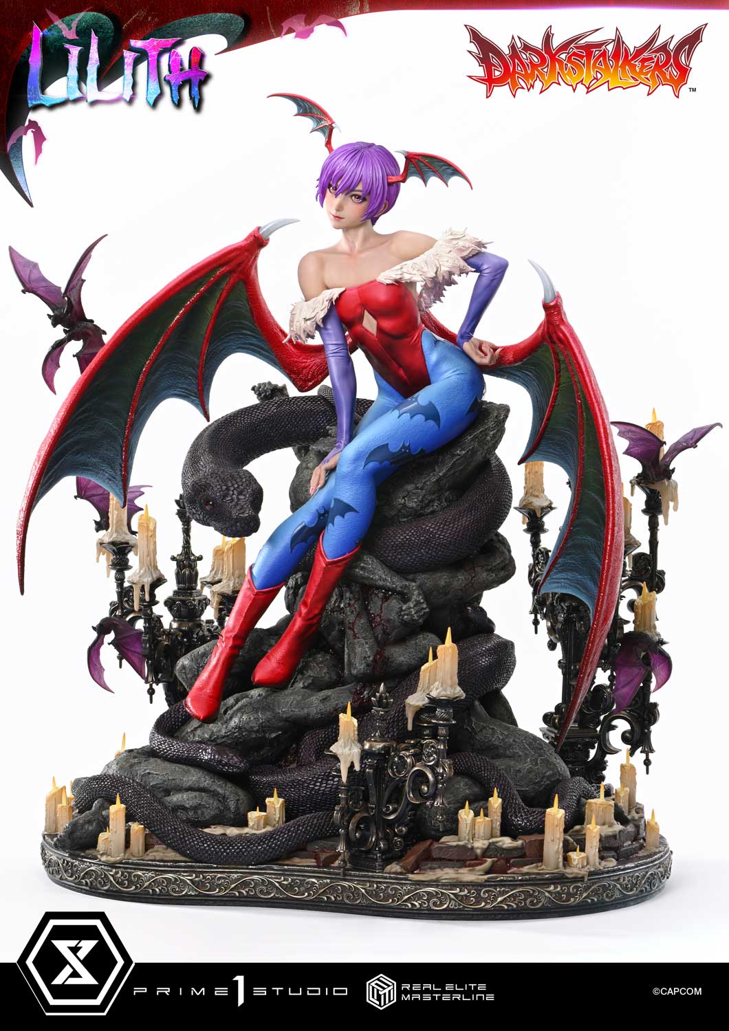 Prime 1 Studio - Real Elite Masterline Darkstalkers Lilith REMDKS-02 REMDKS-02S (Licensed) Action Figure