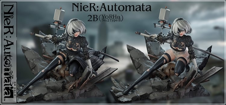 CROW Studio - NieR: Automata 2B 1/4 Statue(GK)