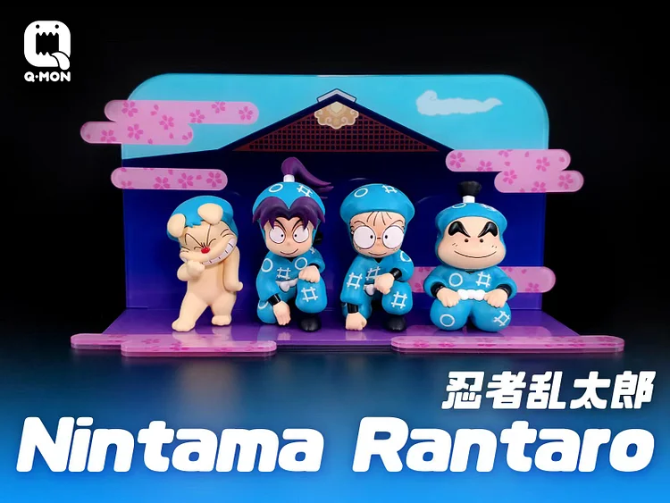 Q-MON Studio - Nintama Rantarō Rantarou Inadera & Kirimaru Settsuno & Shinbei Fukutomi & Hemu Hemu Statue(GK)