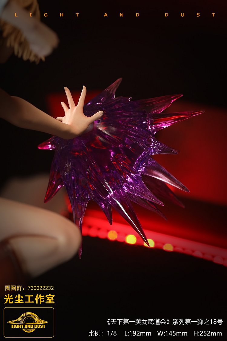 Light and Dust Studio - Dragon Ball Tenkaichi Beauty Budokai #1 Dragon Ball Android 18 VS One Piece Yamato 1/8 Statue(GK) (Adult 18+)-Statue Master