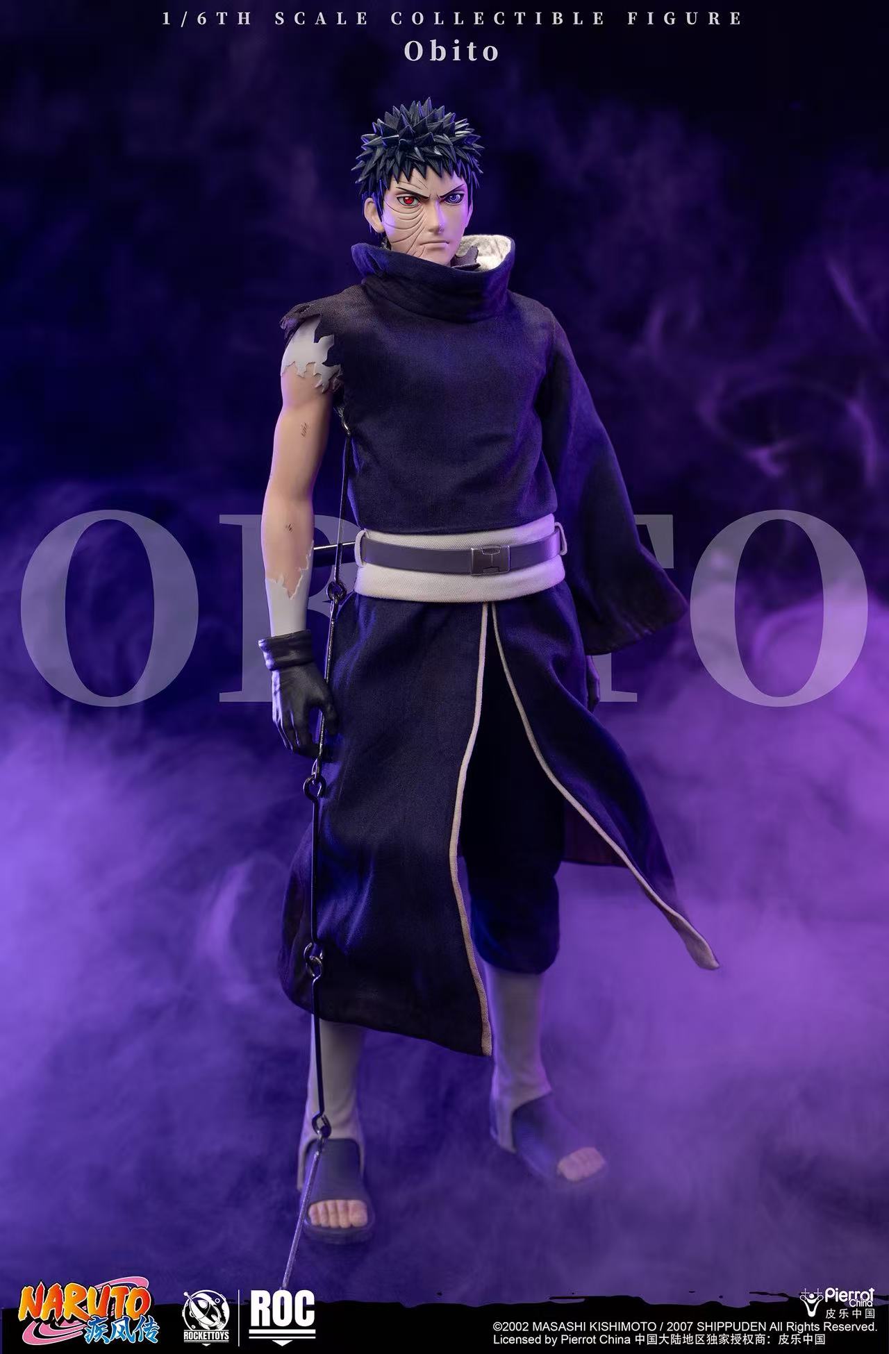 ROCKETTOYS Studio Naruto Shippuden Obito Uchiha 1/6 Scale Action Figure ROC-022 (Licensed)