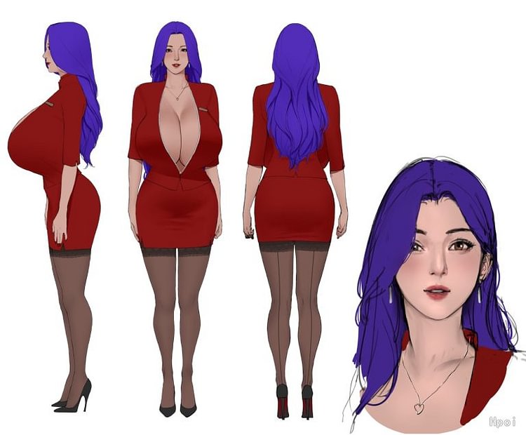 SODA Studio - Milf Airlines Dear Mother Clara Stewardess Uniform (Licensed) Statue(GK) (Adult 18+)