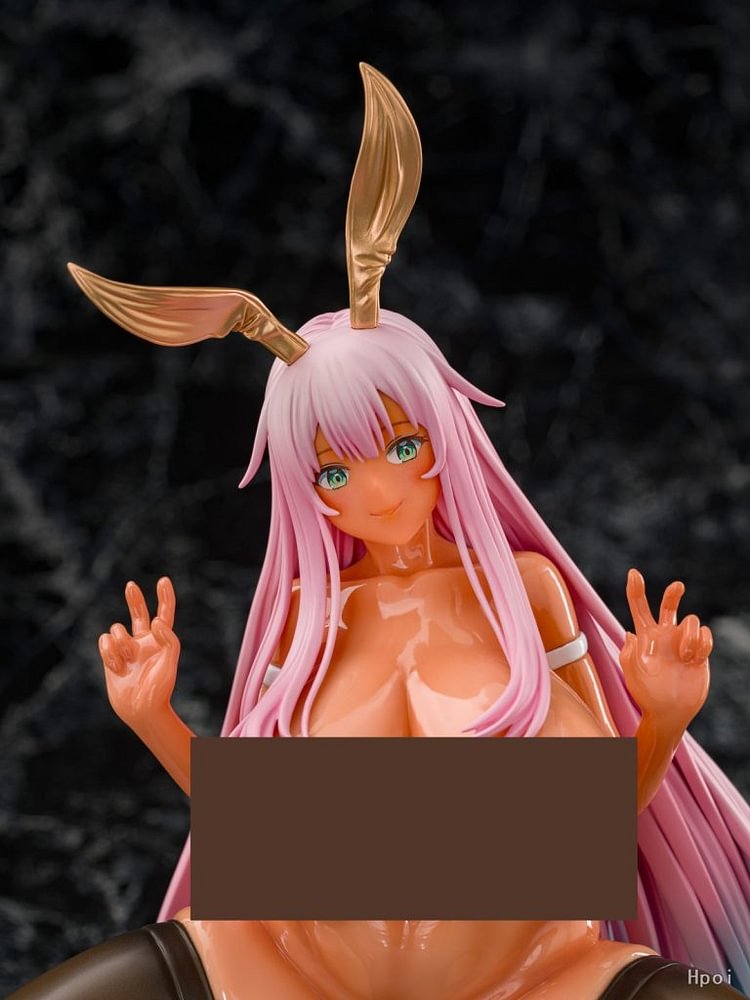 DAIKI KougYou - Pink kami chan Black gal ver (Licensed) Statue(GK) (Adult 18+)-Statue Master