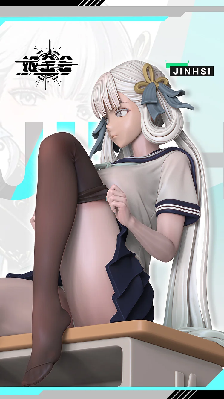 Ji Jin Hui Studio - Wuthering Waves College Style Rich Lady Jinhsi 1/6 Statue(GK) (Adult 18+)