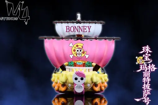 M4 Studio - Bonney Pirate Ship Jewelry Margherita Pizza One Piece Statue 