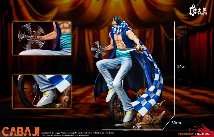 DX Studio - One Piece Buggy Pirates Mohji & Cabaji Statue(GK)-Statue Master