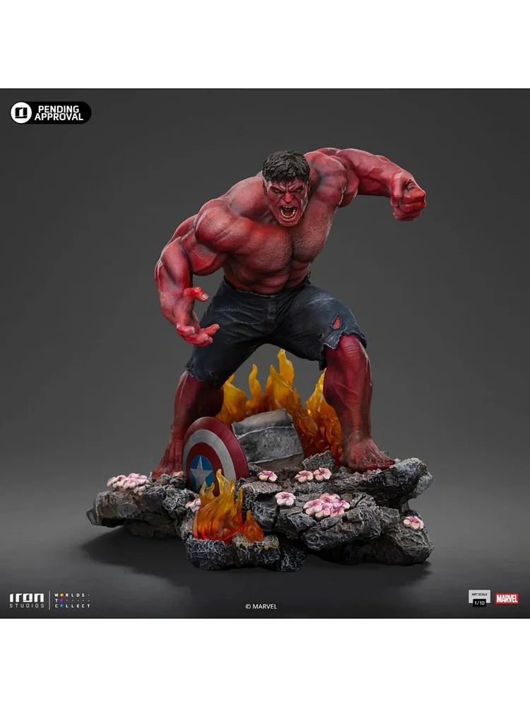 Iron Studio - Marvel Brave New World Art Scale 1/10 Statue Red Hulk (Licensed) Statue(GK)