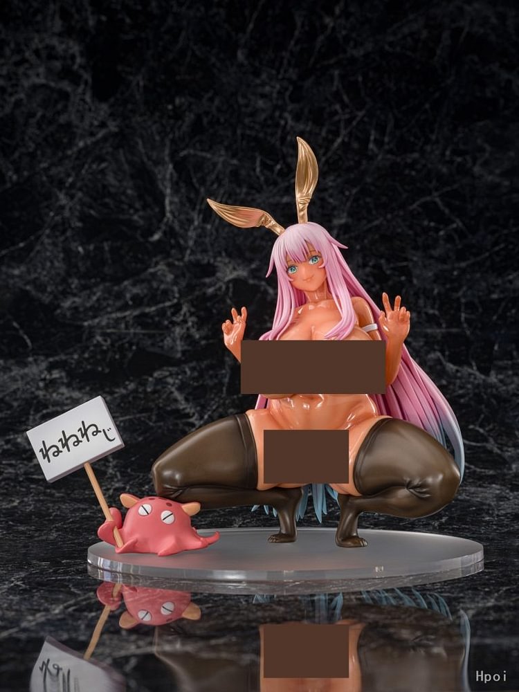 DAIKI KougYou - Pink kami chan Black gal ver (Licensed) Statue(GK) (Adult 18+)-Statue Master