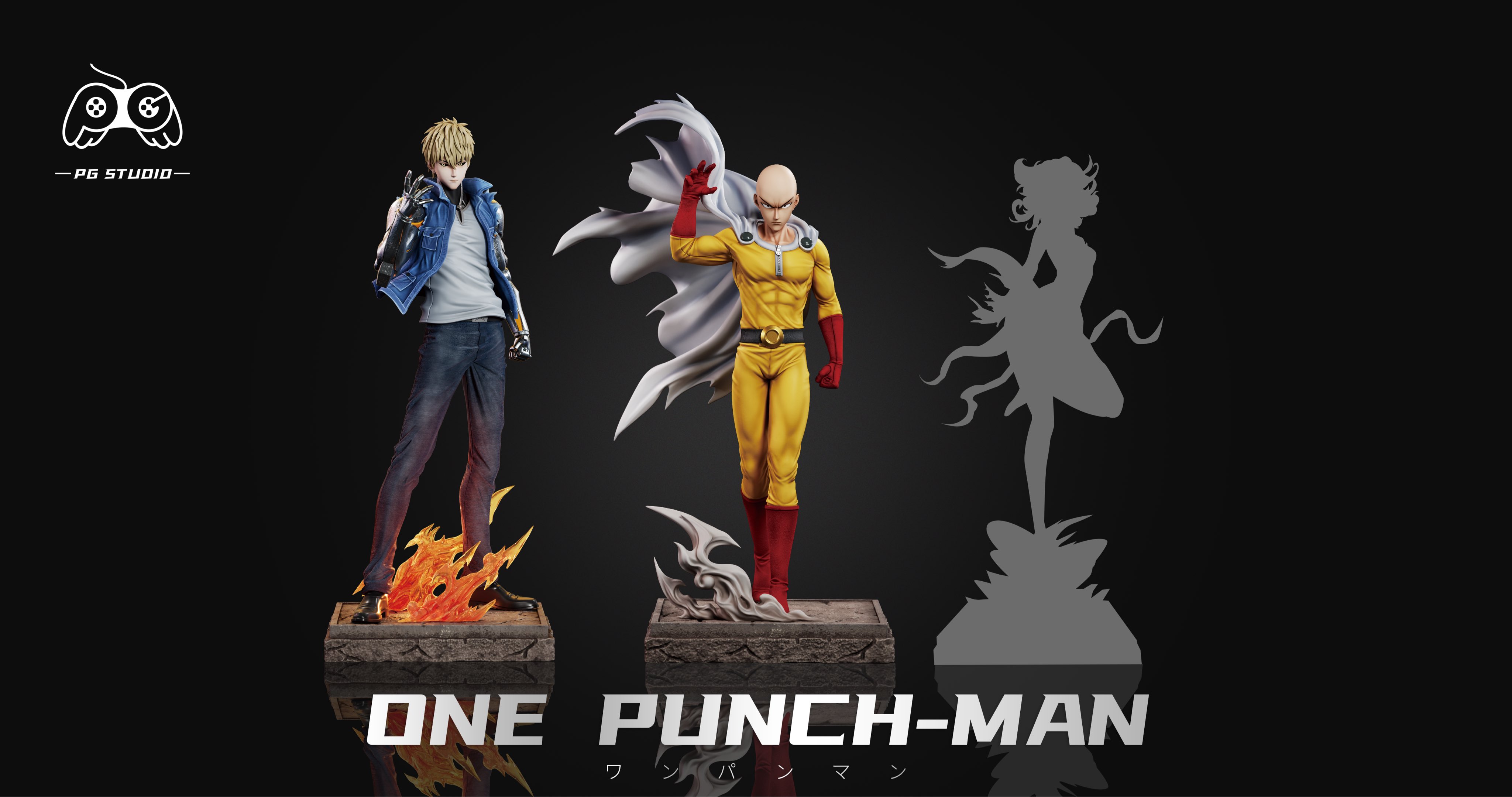 PG Studio - Saitama x Genos One-Punch Man Statue