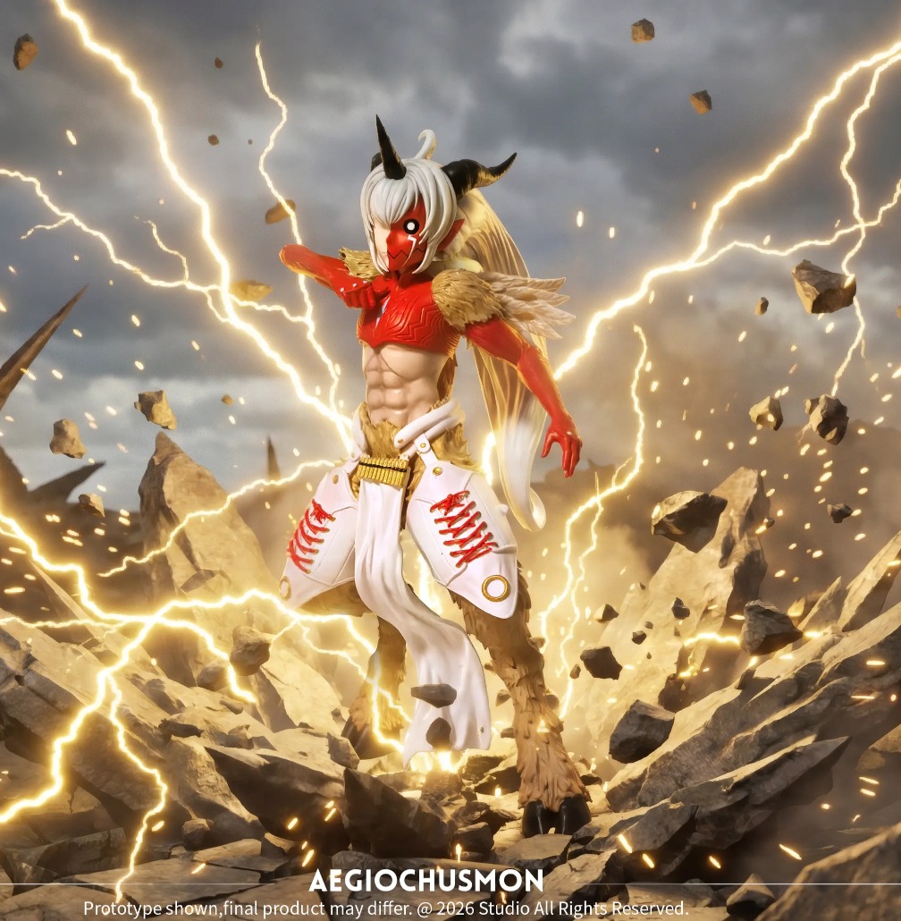 FC Studio X Hudie Studio - Aegiochusmon Digimon Story: Time Stranger Series #02 Digimon Statue