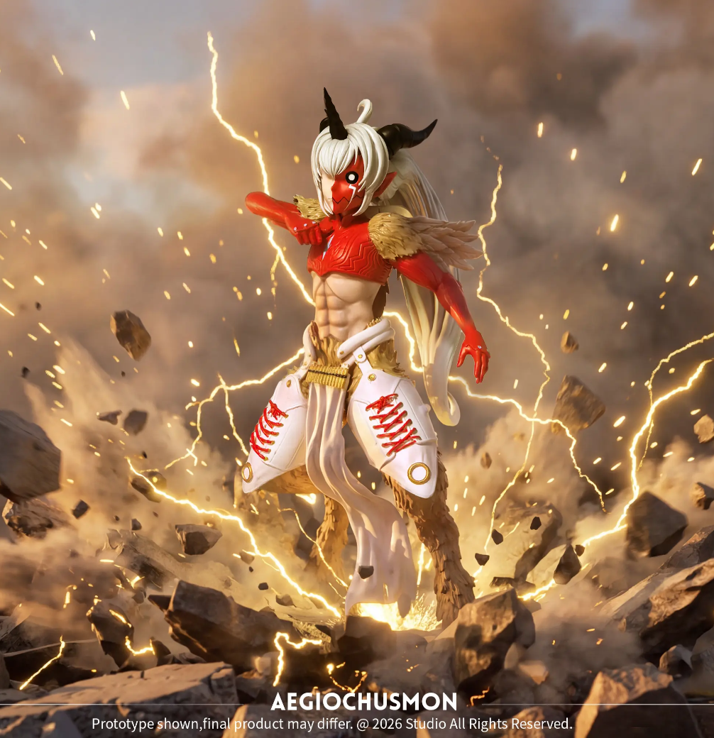 FC Studio X Hudie Studio - Aegiochusmon Digimon Story: Time Stranger Series #02 Digimon Statue