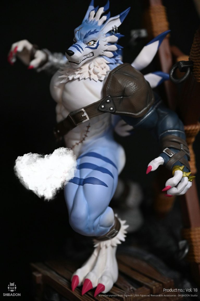 Shibadon Studio - Digimon Were Garurumon Statue(GK) (Adult 18+)
