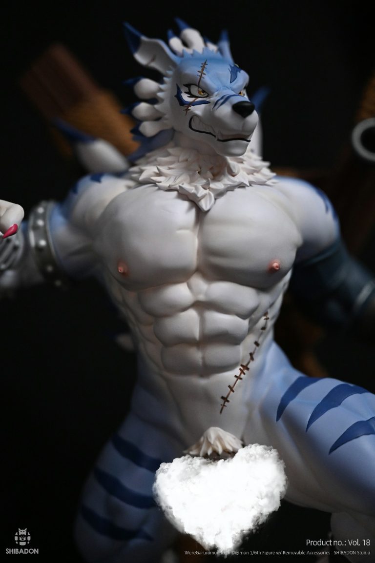Shibadon Studio - Digimon Were Garurumon Statue(GK) (Adult 18+)