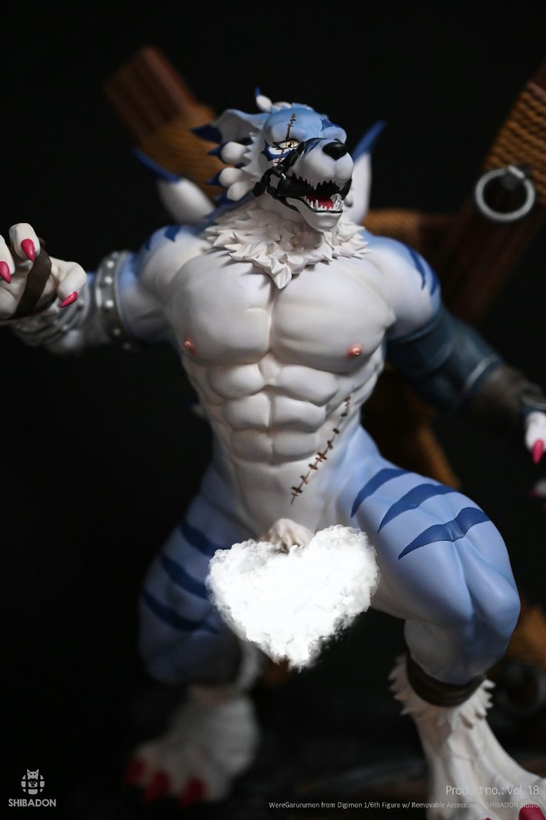 Shibadon Studio - Digimon Were Garurumon Statue(GK) (Adult 18+)