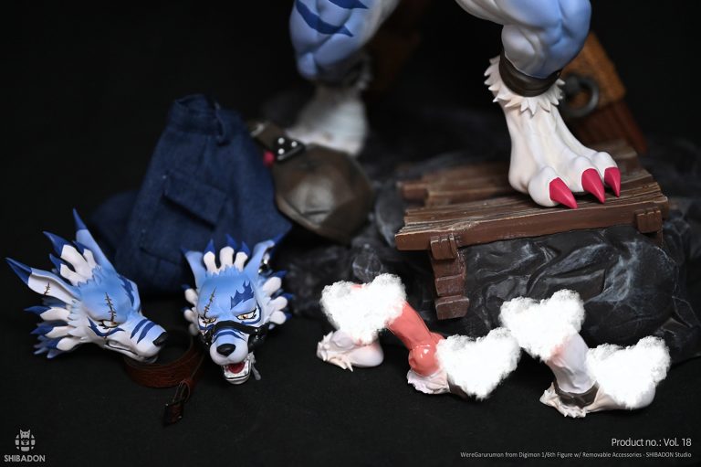 Shibadon Studio - Digimon Were Garurumon Statue(GK) (Adult 18+)