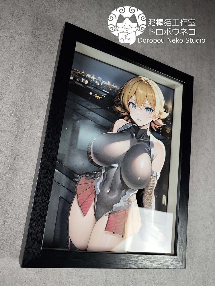 IN-STOCK Dorobou Neko Studio - HENTAI ACTION-DSHT-005 Decorative Painting of Igawa Sakura Scene Adult 18+-Statue Master