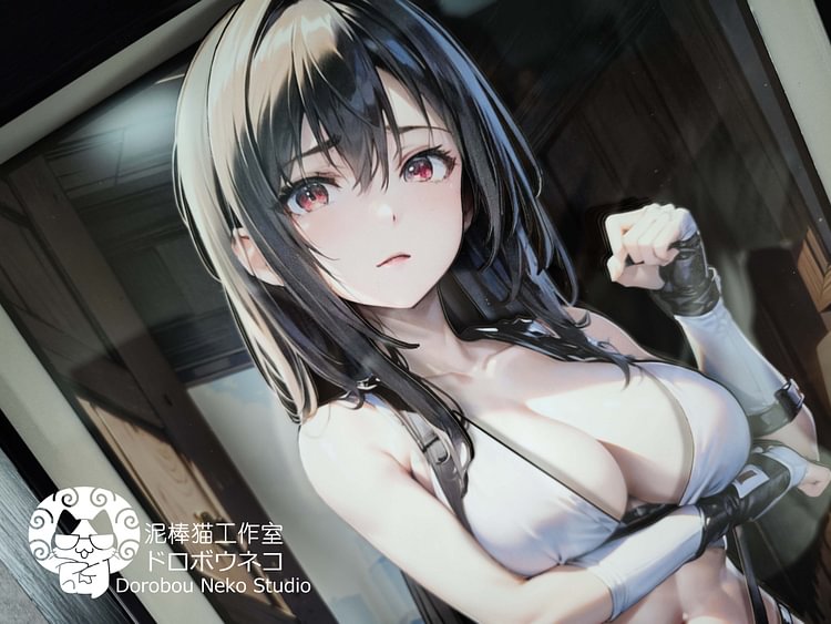 IN-STOCK Dorobou Neko Studio - Final Fantasy- Decorative Painting of Tifa Lockhart DSMG-031 Scene (Adult 18+)-Statue Master