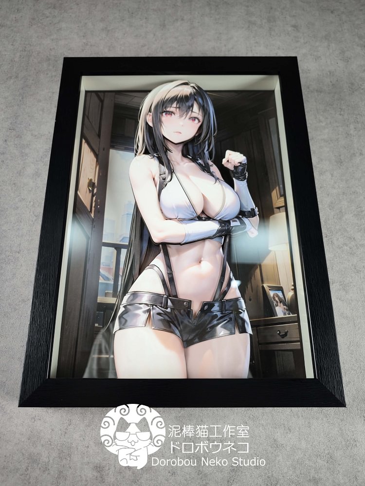 IN-STOCK Dorobou Neko Studio - Final Fantasy- Decorative Painting of Tifa Lockhart DSMG-031 Scene (Adult 18+)-Statue Master