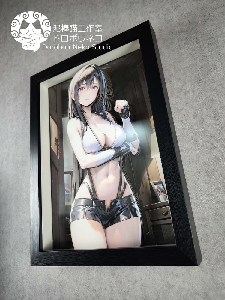 IN-STOCK Dorobou Neko Studio - Final Fantasy- Decorative Painting of Tifa Lockhart DSMG-031 Scene (Adult 18+)-Statue Master