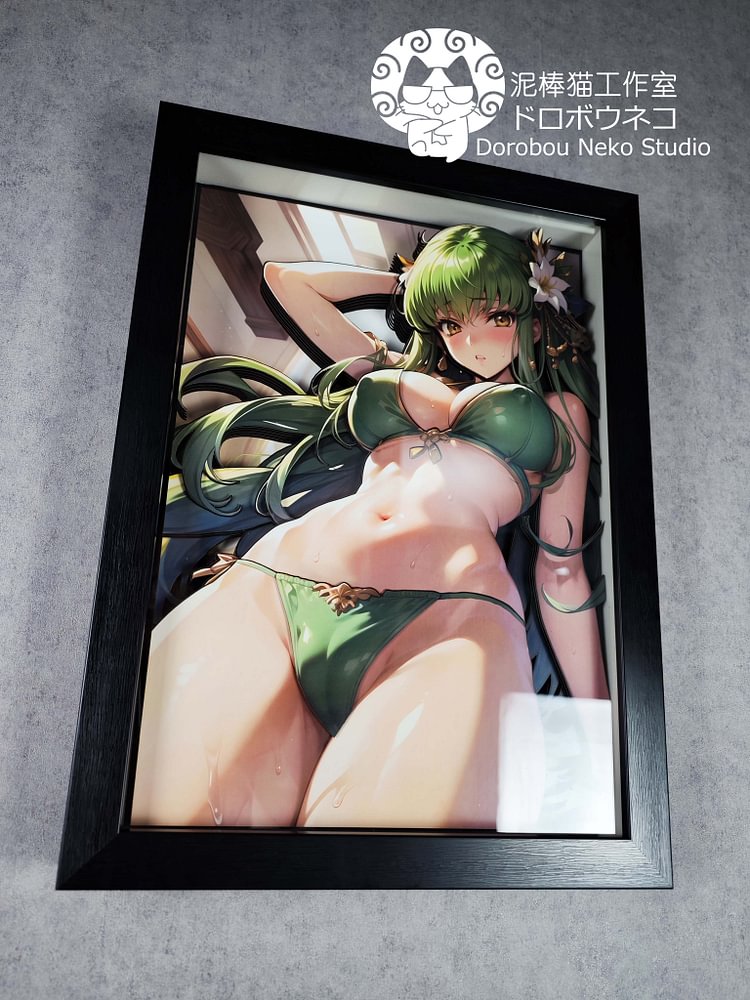 IN-STOCK Dorobou Neko Studio - Code Geass - DSMG-047 C.C. 3D Decorative Painting Scene (Adult 18+)